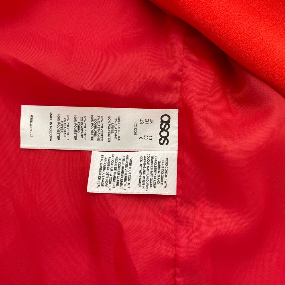ASOS Red Blazer - Picture 4 of 5